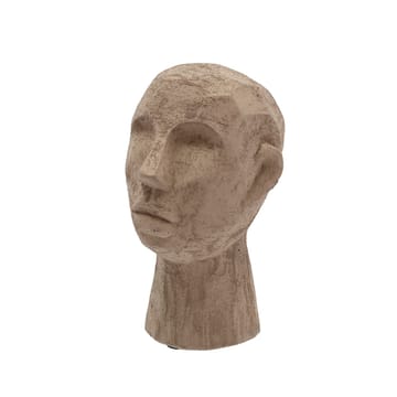 Διακοσμητικό γλυπτό Head  - Γκρι-καφέ, μεγάλο - Villa Collection