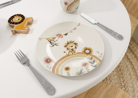 Βρυχήσου σαν Λιοντάρι παιδικό πιάτο Ø21,5 cm, Multi Villeroy & Boch