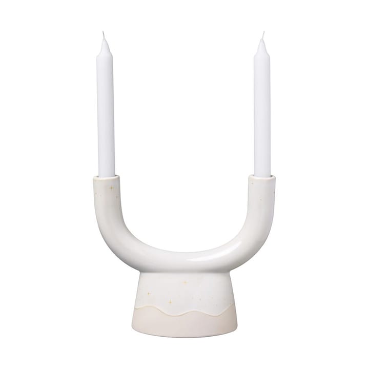 Winter Glow U-shape candle sticks, Λευκό-μπεζ Villeroy & Boch