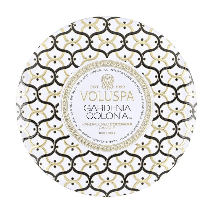 Maison Blanc 3-wick Tin αρωματικό κερί 40 ώρες - Gardenia Colonia - Voluspa