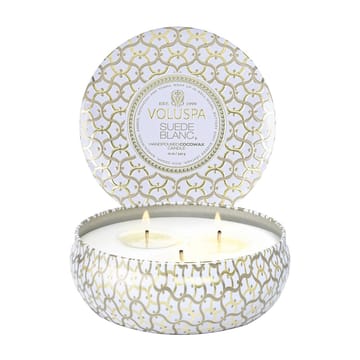 Maison Blanc 3-wick Tin αρωματικό κερί 40 ώρες - Suede Blanc - Voluspa