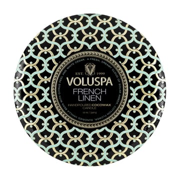 Maison Noir 3-wick Tin αρωματικό 40 ώρες - Γαλλικό Λινό - Voluspa