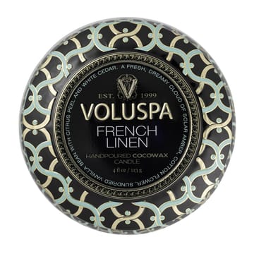 Maison Noir Mini Tin αρωματικό 25 ώρες - Γαλλικό Λινό - Voluspa