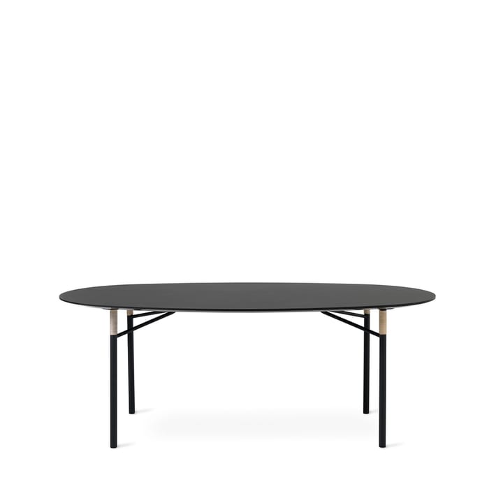 Τραπεζαρία Affinity 108x200 cm - Black-ellipse - Warm Nordic